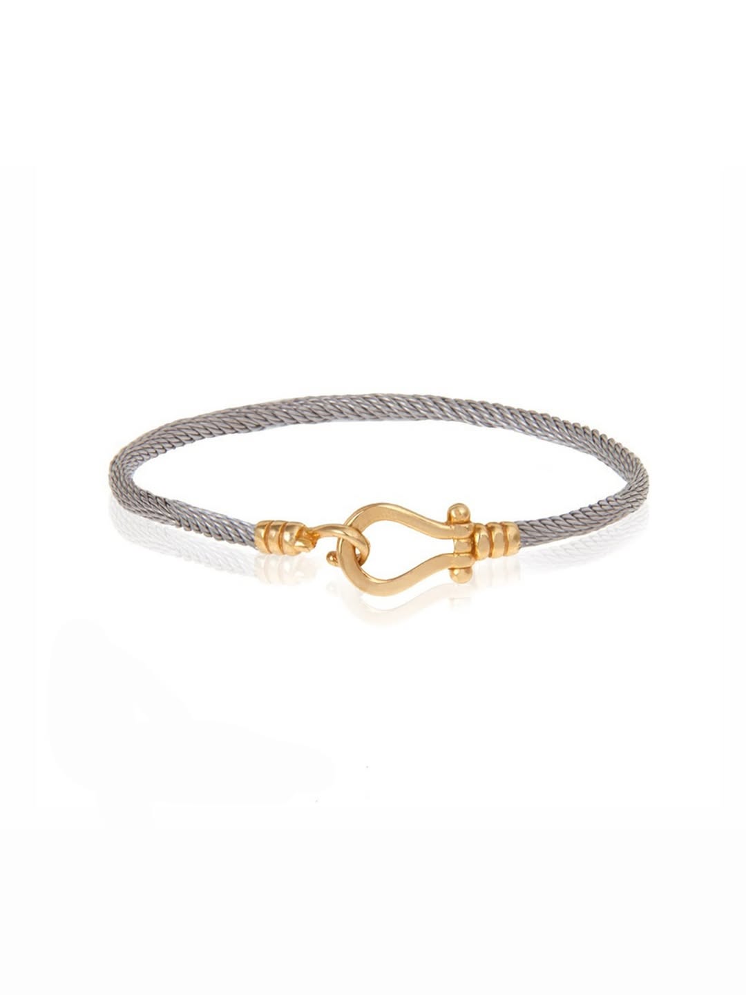 دستبند فرد با طلا سفید